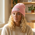 'TKB' Camo-logo Cuffed Beanie