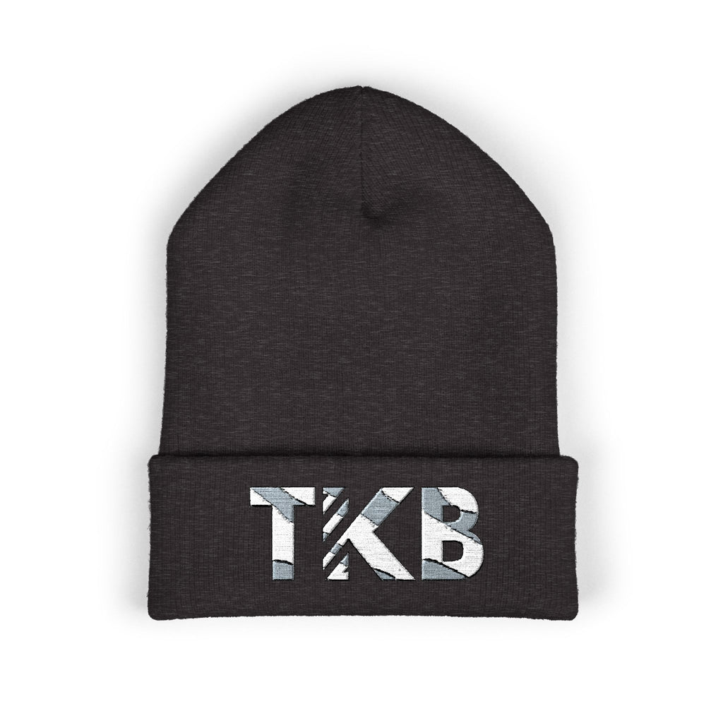 'TKB' Camo-logo Cuffed Beanie