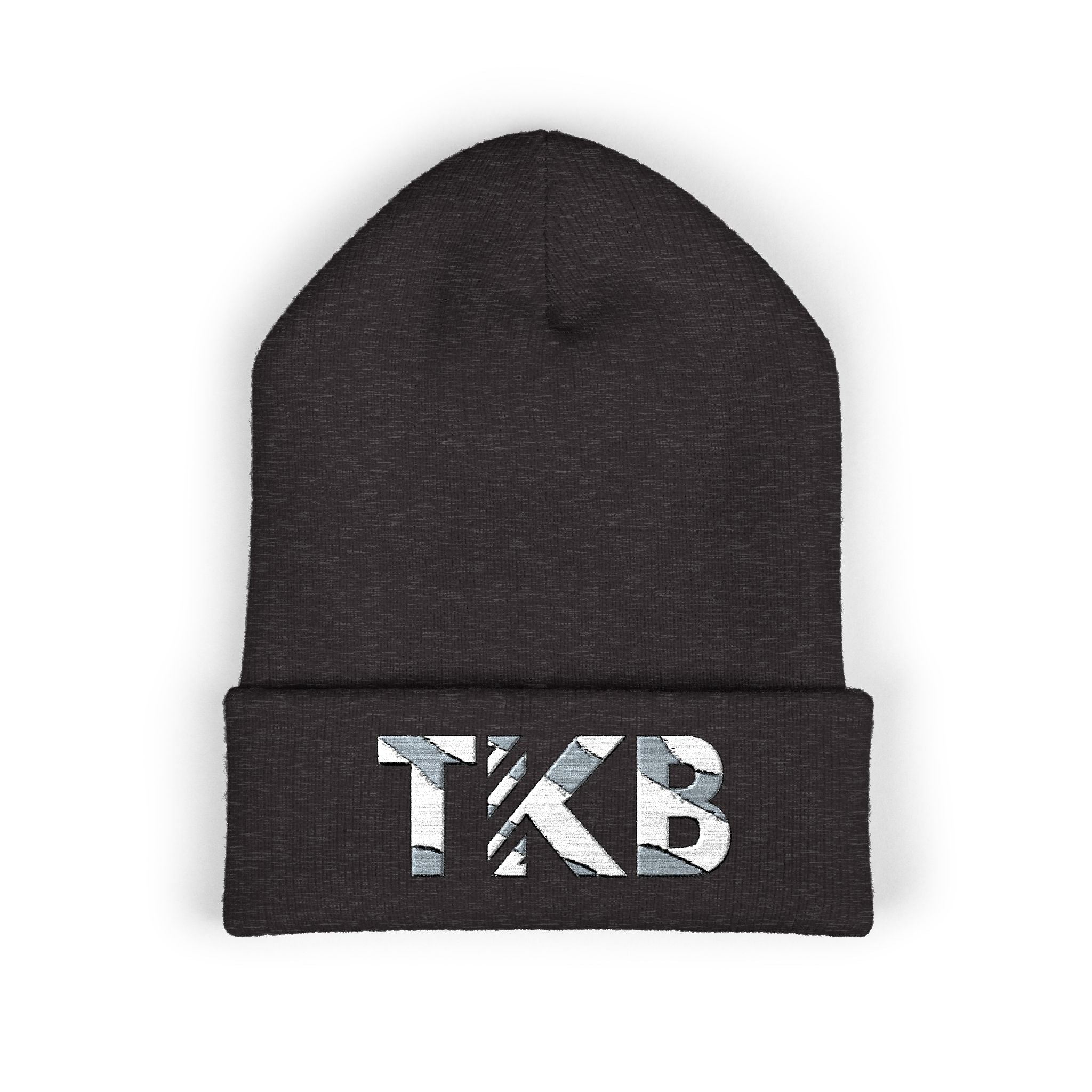 'TKB' Camo-logo Cuffed Beanie