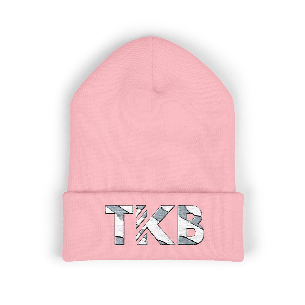 'TKB' Camo-logo Cuffed Beanie